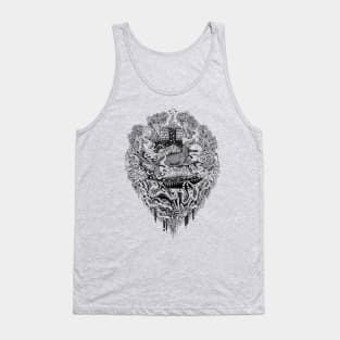 Sunken Temple of the Spinosaurus | Light Apparel Tank Top